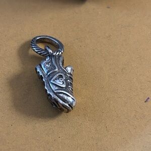Brighton Silver Sneaker Running Shoe Charm Pendant